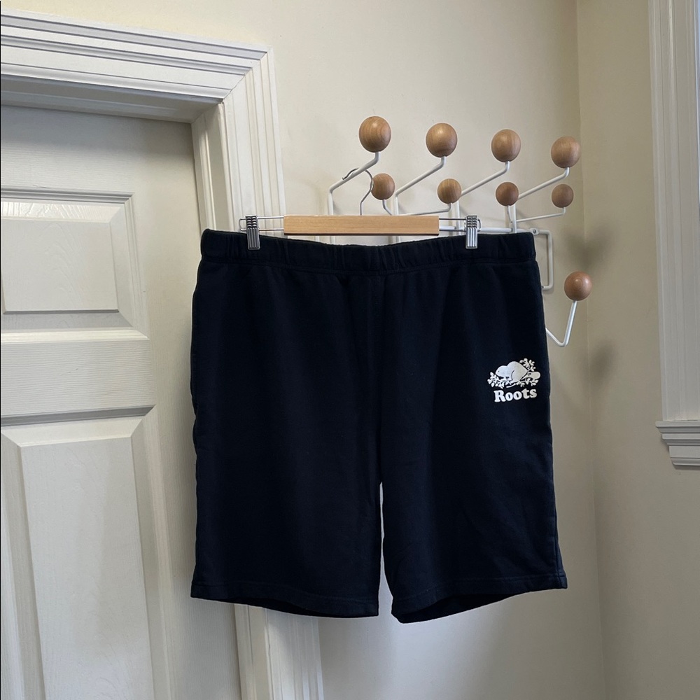 Roots - Classic Sweatpants Shorts - Black - XXL
